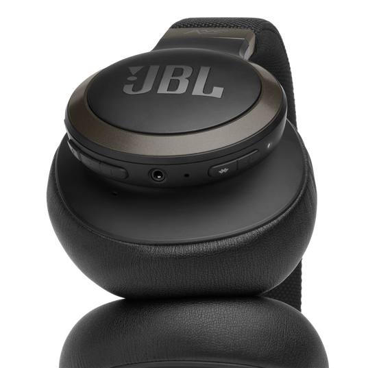 JBL Live 650BTNC - Black - Wireless Over-Ear Noise-Cancelling Headphones - Detailshot 2
